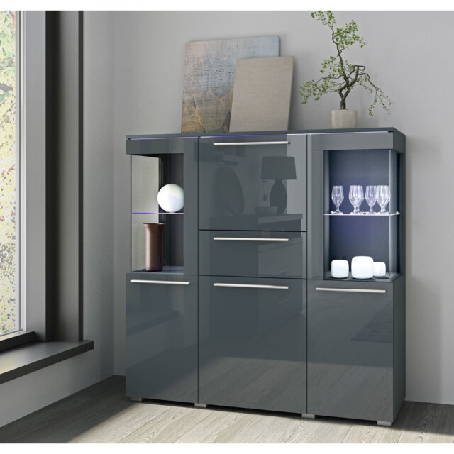 Ambrasia 130 Cm Wide 1 Drawer Sideboard