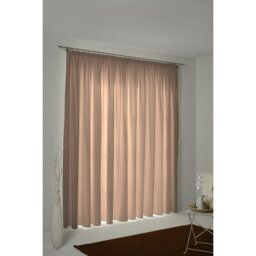 Uni Collection 100% Cotton Room Darkening Curtain Single Panel