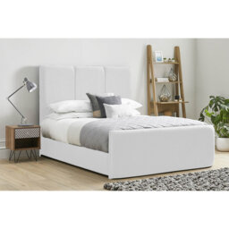 Ledley Kailua Upholstered Bed Frame - Plush Velvet with Headboard and Sprung Slats