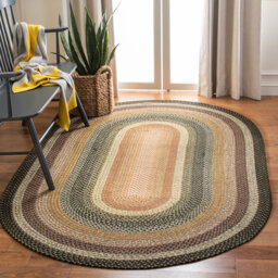 Capehart Striped Multi Indoor/Outdoor Rug