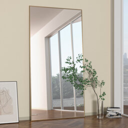 Metal Rectangle Floor Mirror