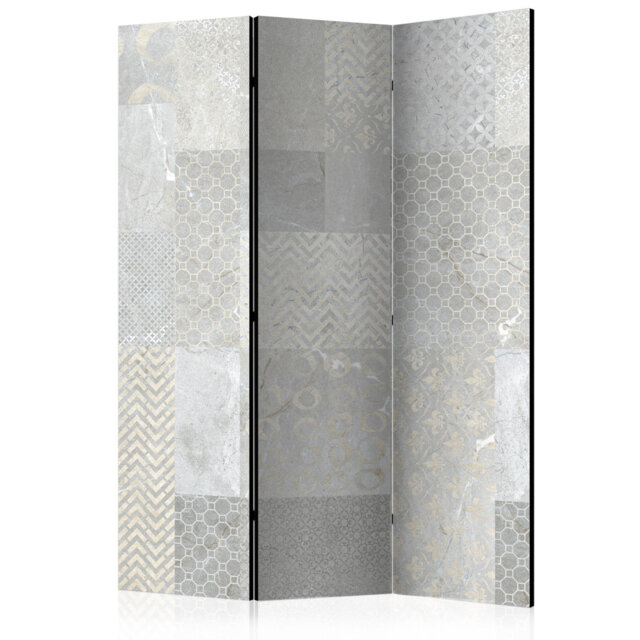 Gilus 135cm W x 172cm H 3 - Panel Solid Wood Folding Room Divider