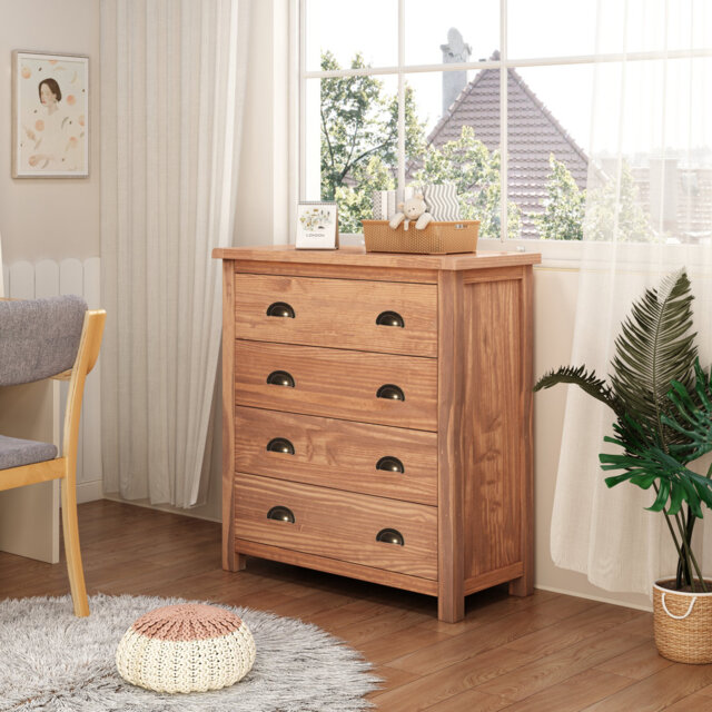 Durante 4 Drawer 90cm W Chest of Drawers