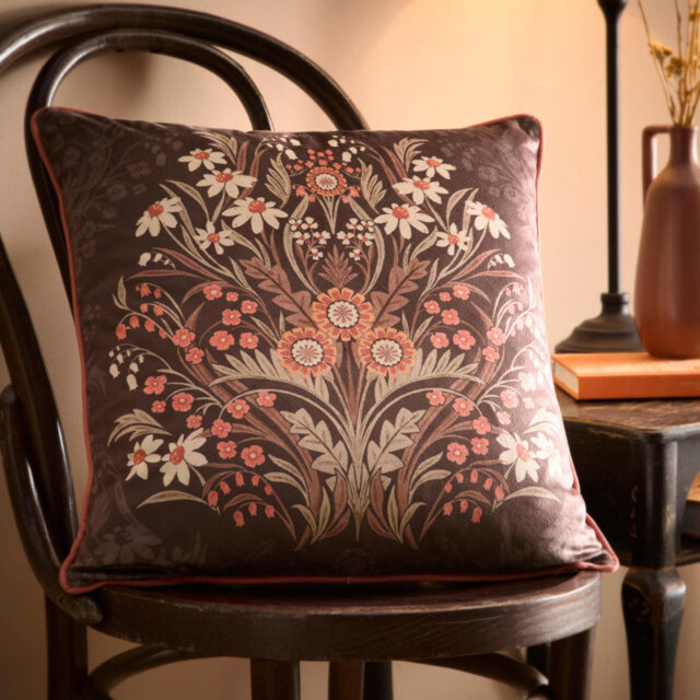 Chocolate Square Cushion