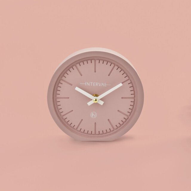 Minimalist Yellow Desk Clock
