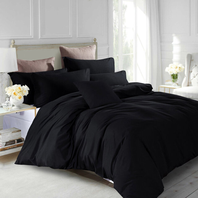 Marnisha Microfiber Duvet Cover Set with Pillowcases Included