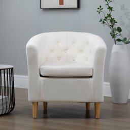Tarbes Tufted Velvet Tub Chair