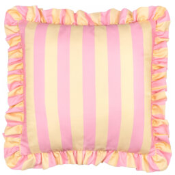 Palm Royale Indoor / Outdoor Striped Square Throw