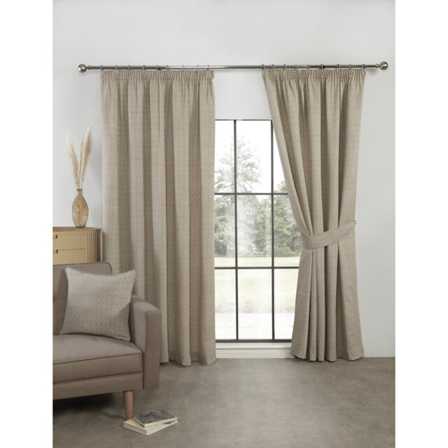 Craigwood Pencil Pleat Semi Sheer Single Curtain