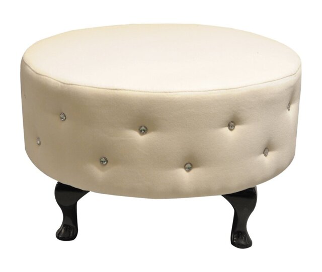 Gondola 60cm Wide Tufted Round Cocktail Ottoman