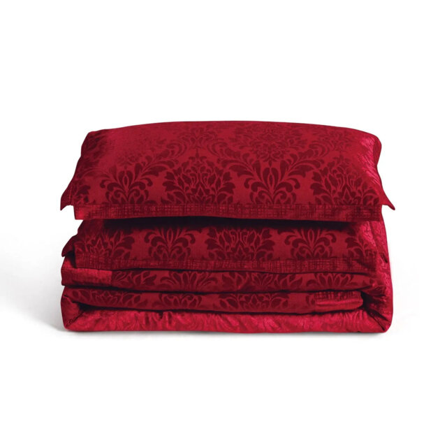 EMILIA 3 Piece Quilted Bedspread Bed Throw Double King Size Velvet Jacquard Bedding Set