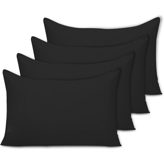 Pillow Cases Super Soft Brushed Microfibre Pillow Covers Breathable Hypoallergenic Non Iron Envelope Closure