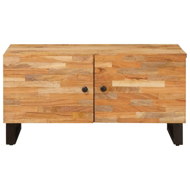 Coffee Table Brown 80 X 50 X 40 Cm Solid Mango Wood