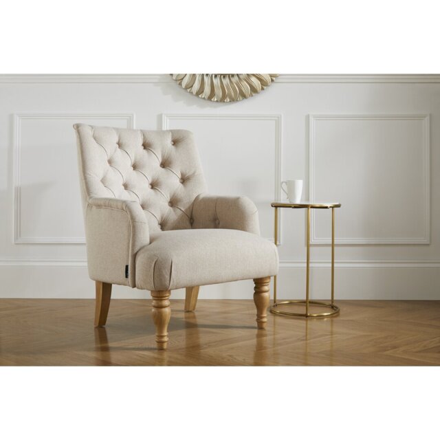 Hegland 73Cm Wide Tufted Polyester Blend Armchair