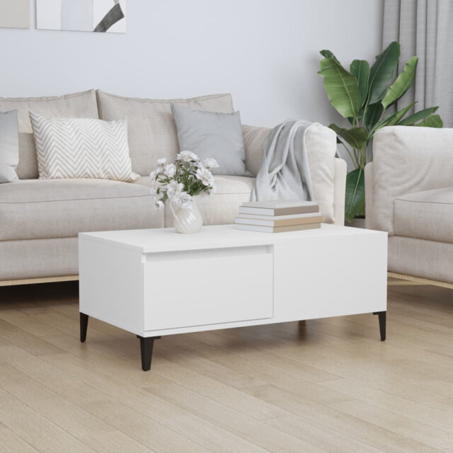 Laurinburg Four Leg Coffee Table with Storage