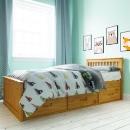Ariyiah Single (3') 3 Drawer Mate's & Captain's Bed