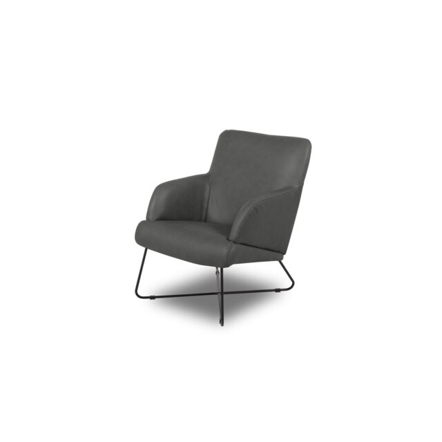 Averie Genuine Leather Designer Armchair