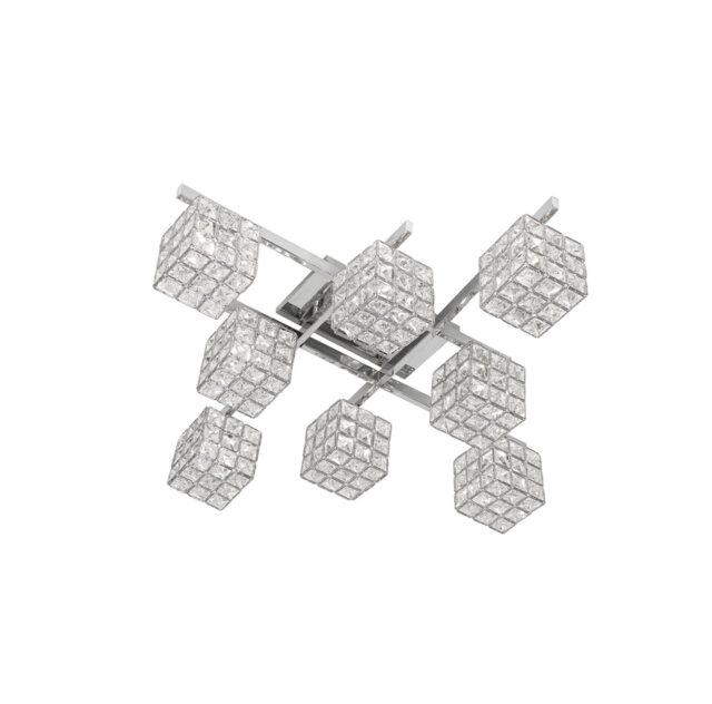 Jarrod 8-Light Semi Flush Mount