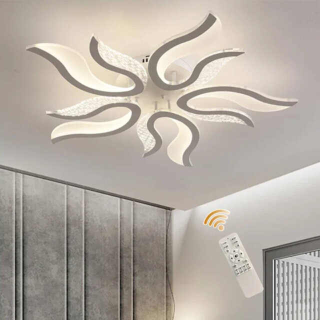 Bobbyjoe Acrylic LED Semi Flush Mount