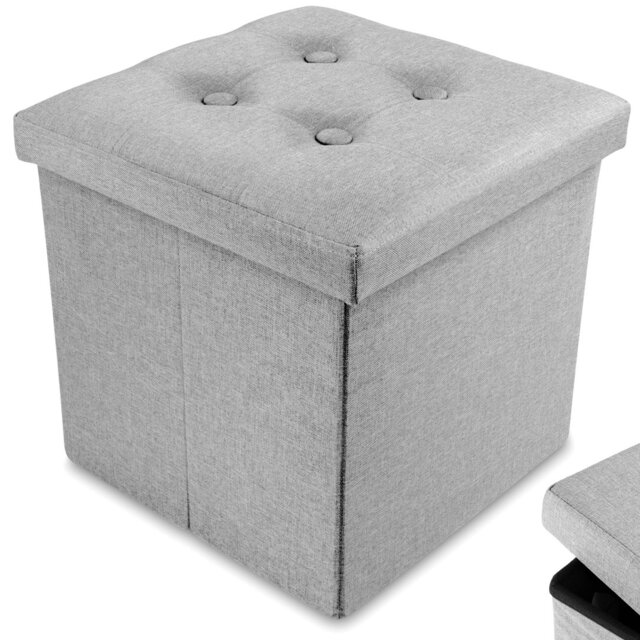 38cm Wide Cube Ottoman