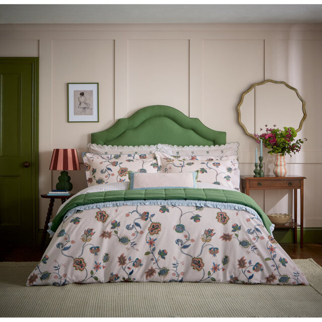 Tree Of Life Cotton Percale Duvet Cover Set