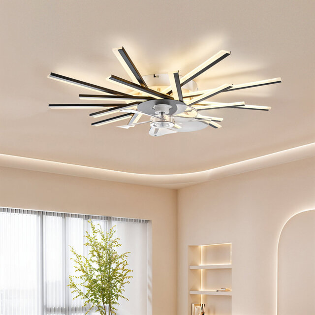 Dimmable LED Ceiling Fan Light with Remote