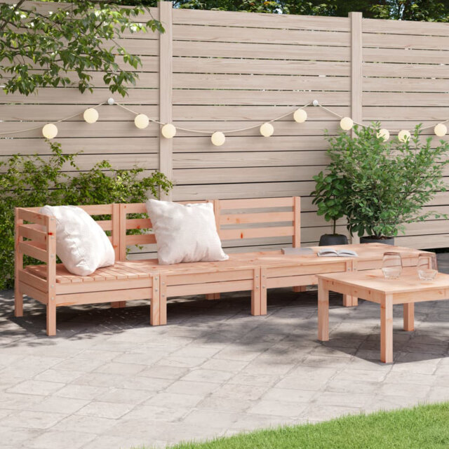 House of Hampton Garden Sofa 4-Seater Impregnated Wood Pine