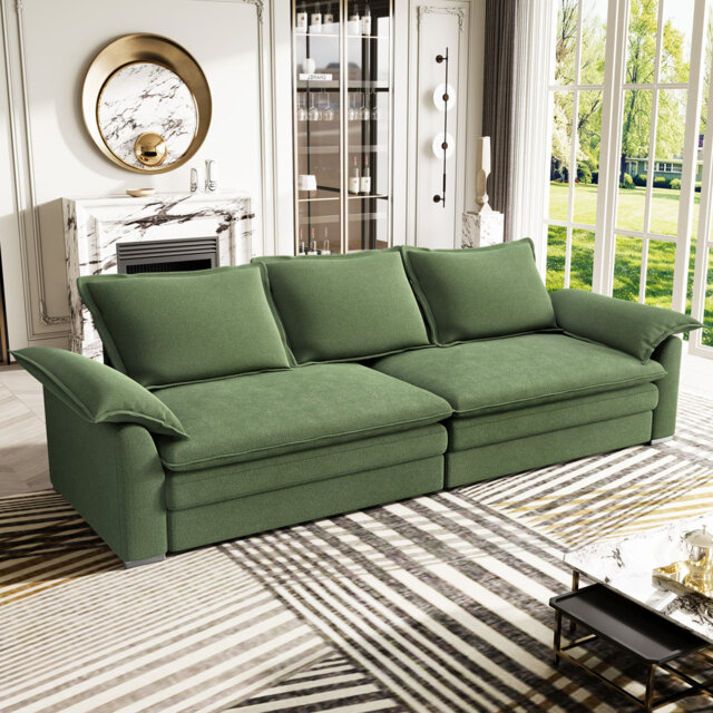 4 Seater Chenille Sofa