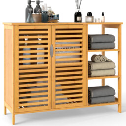 Bamboo Freestanding Bathroom Shelves