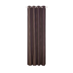 Alderete Cotton Blend Eyelet Curtain single Panel, opaque