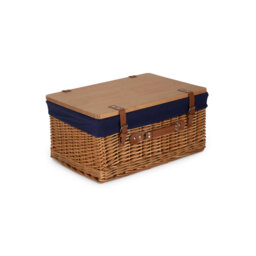 Wicker Gift or Storage Hamper with Lining