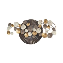 Glam Abstract Wall Decor on Metal
