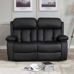 Deneka 2 Seater Linen Reclining Sofa
