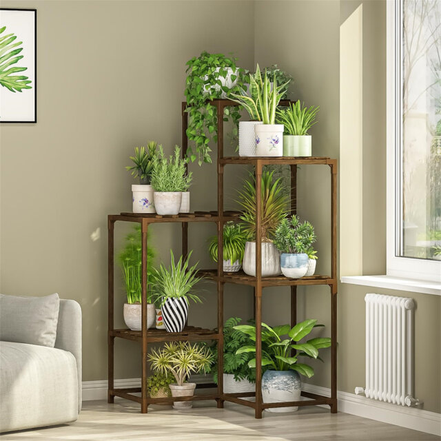 Indoor / Outdoor Corner Plant Stand