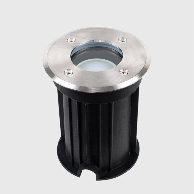 Black No Power Source Required / Manual Aluminum Well Light