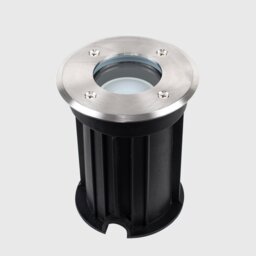 Black No Power Source Required / Manual Aluminum Well Light
