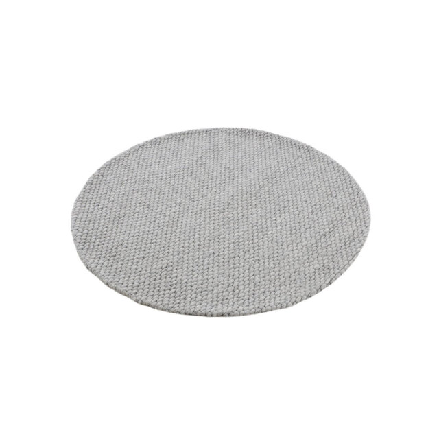 Handgefertigter Wollteppich Aus In Grau Hand Crafted Hand Loomed Grey Area Rug