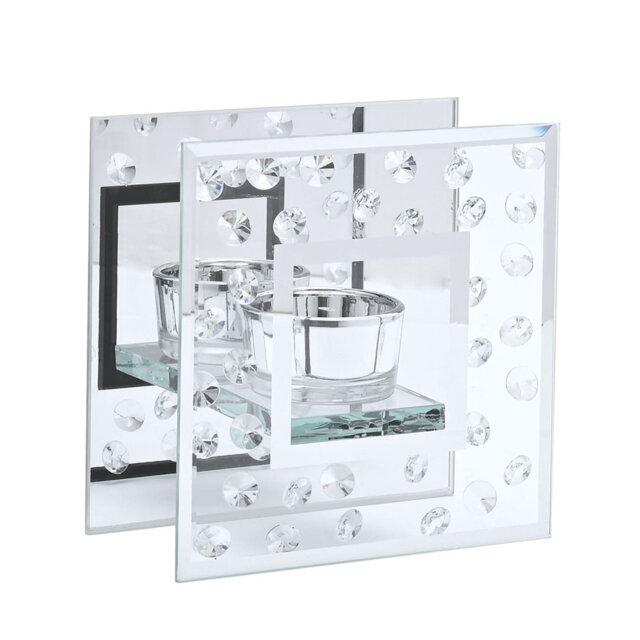 12Cm Glass Tabletop Votive Holder