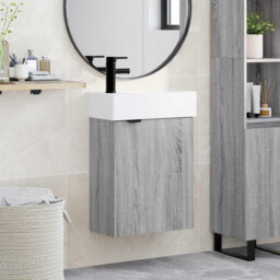 Single Bathroom Vanity with Ceramic Basin