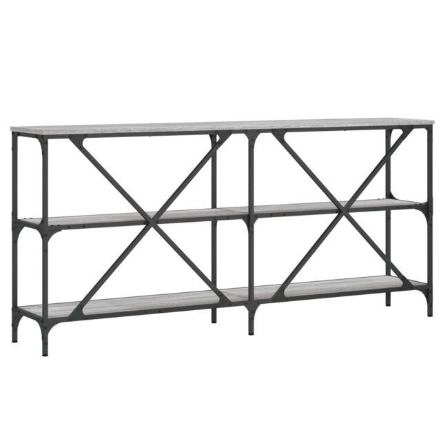 Borough Wharf Console Table Engineered Wood And Iron
