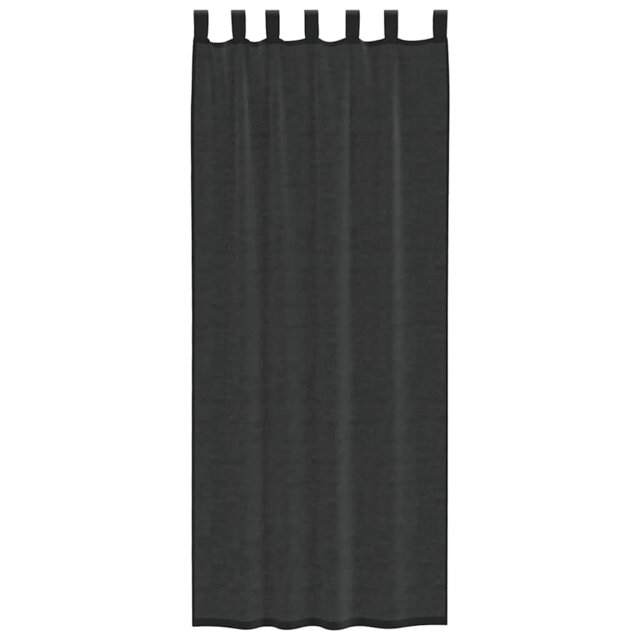 Voile Curtains With Tab Top 2 Pcs
