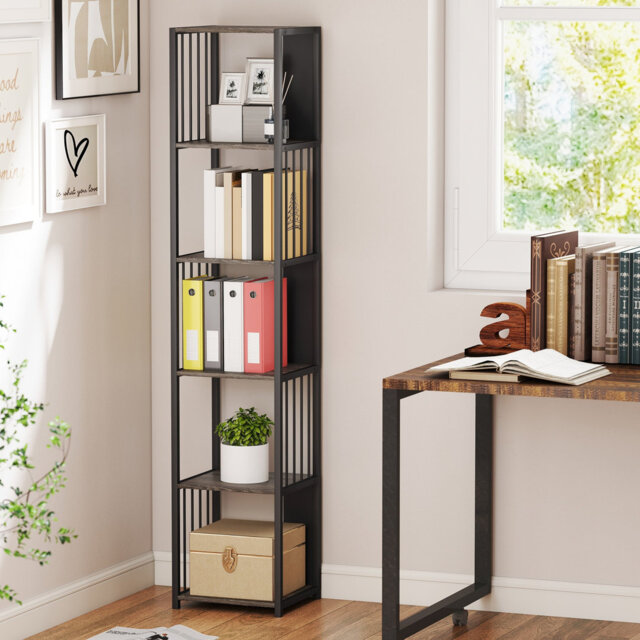 165cm H x 33.5cm W Metal Standard Bookcase