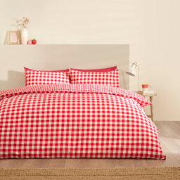 Bamford Gingham Check Reversible Duvet Cover Set