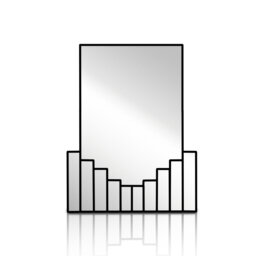 Derwood  Douglas Novelty Art Deco Wall Mirror 