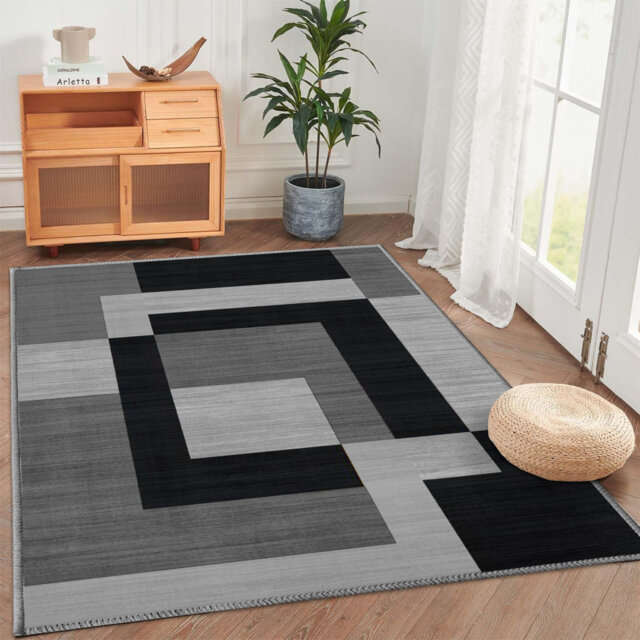Printed Area Rug – Soft, Durable, Fade-Resistant Floor Decor For Living Room & Bedroom