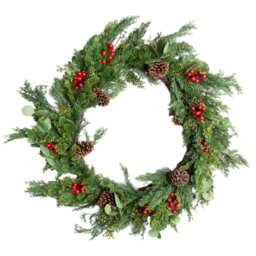Polyethylene 100cm Wreath