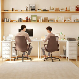 Small Corner Desk with Drawers, 120 x 70 cm Reversible L-Shaped Computer Desk, Black, Easy Assembly for Home Office & Small Spaces