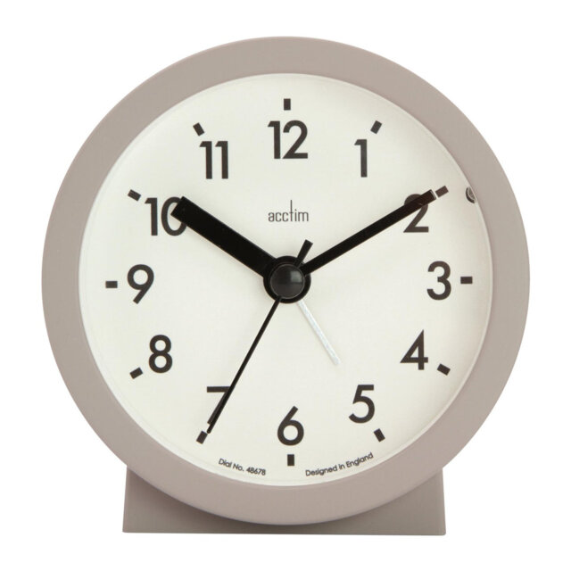 Acctim Gaby Small Analogue Contemporary Beside Alarm Clock