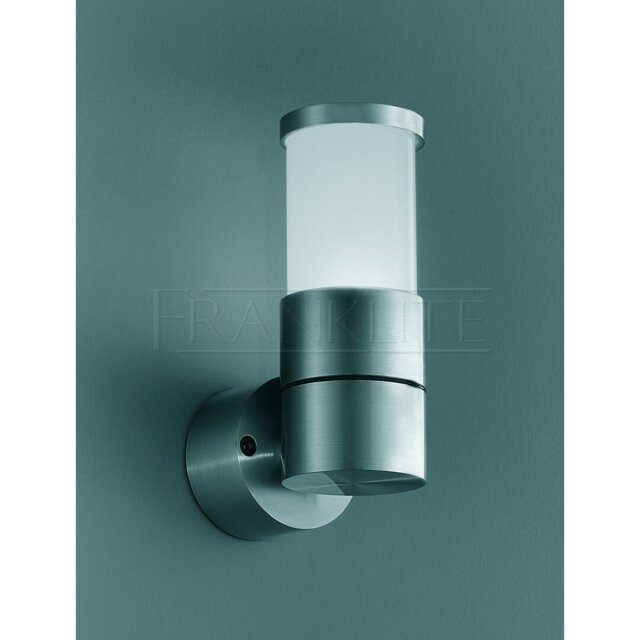 Stainless Steel 15.5cm H Outdoor Wall Lantern