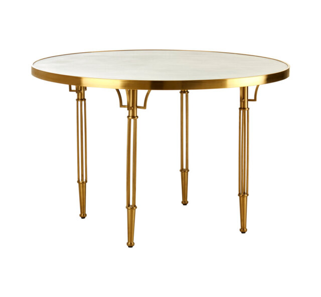 Metal Base Dining Table